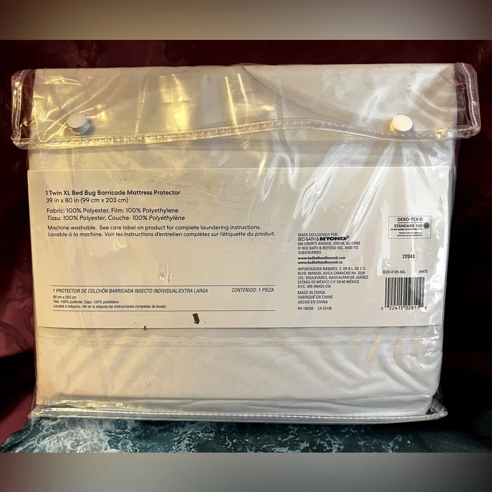 TWIN XL Simply Essential bed bug mattress protector TWIN XL